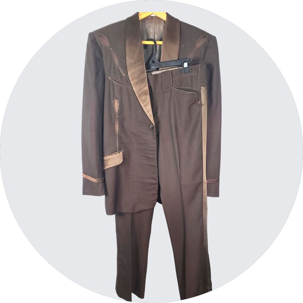 70s Rare Vintage Nathan Turk Custom Suit made for Kenny Odell